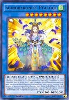 Shinobaroness Peacock [MP17-EN200] Rare | Exor Games New Glasgow