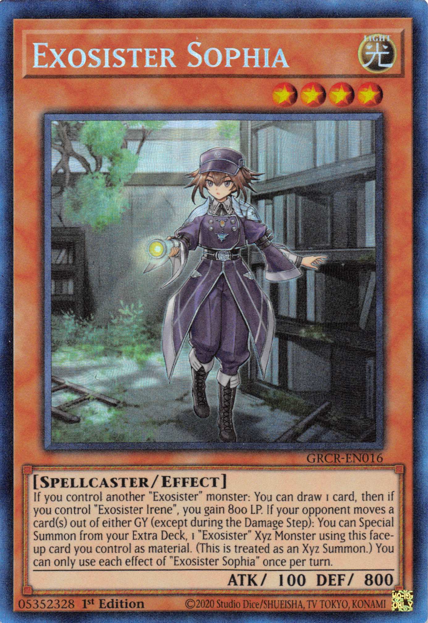 Exosister Sophia [GRCR-EN016] Collector's Rare | Exor Games New Glasgow