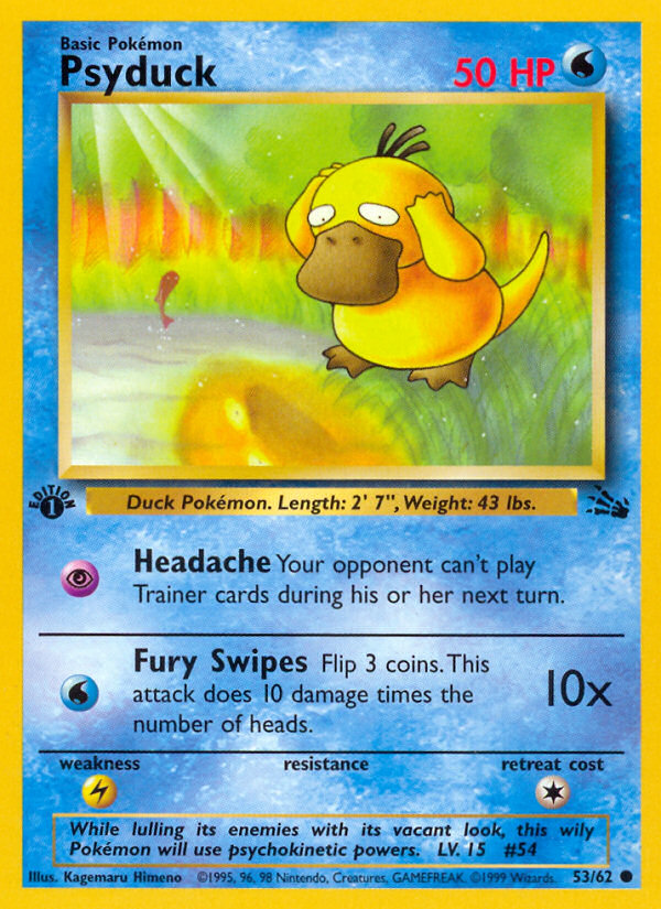 Psyduck (53/62) [Fossil 1st Edition] | Exor Games New Glasgow