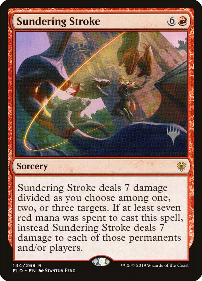 Sundering Stroke (Promo Pack) [Throne of Eldraine Promos] | Exor Games New Glasgow