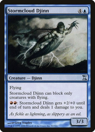 Stormcloud Djinn [Time Spiral] | Exor Games New Glasgow