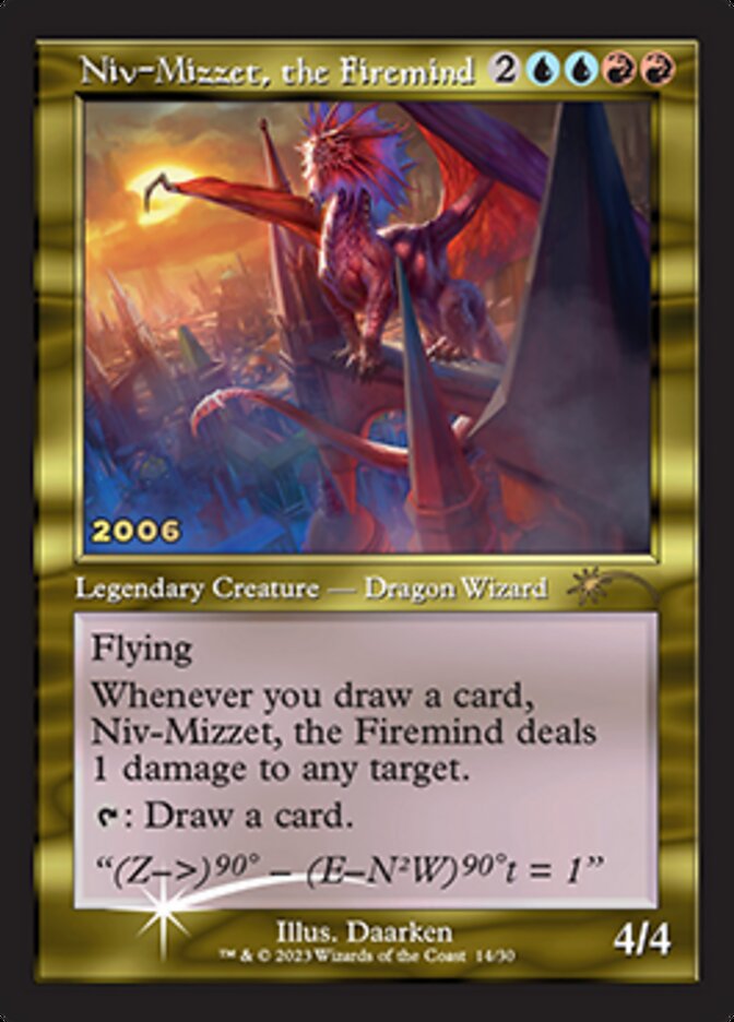 Niv-Mizzet, the Firemind [30th Anniversary Promos] | Exor Games New Glasgow