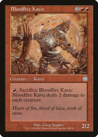 Bloodfire Kavu [Apocalypse] | Exor Games New Glasgow