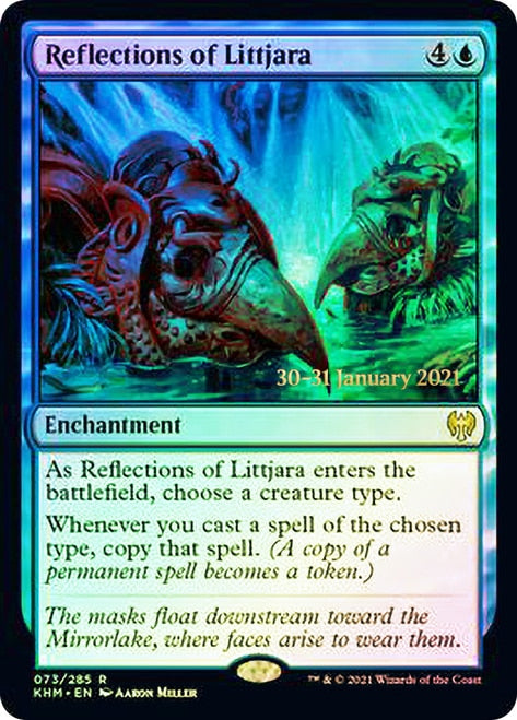 Reflections of Littjara  [Kaldheim Prerelease Promos] | Exor Games New Glasgow