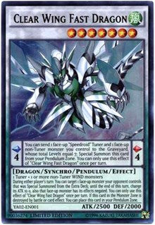 Clear Wing Fast Dragon [YA02-EN001] Ultra Rare | Exor Games New Glasgow