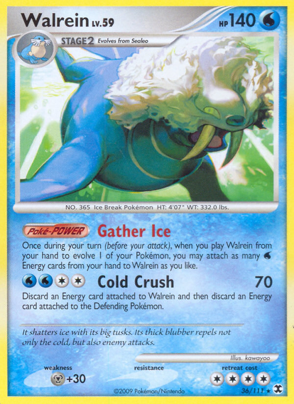 Walrein (36/111) [Platinum: Rising Rivals] | Exor Games New Glasgow