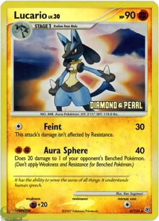 Lucario (6/130) [Burger King Promos: 2008 Collection] | Exor Games New Glasgow