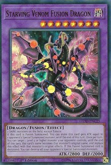 Starving Venom Fusion Dragon [LEDD-ENC25] Ultra Rare | Exor Games New Glasgow