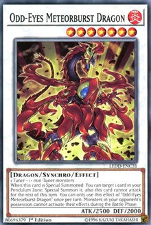 Odd-Eyes Meteorburst Dragon [LEDD-ENC31] Common | Exor Games New Glasgow