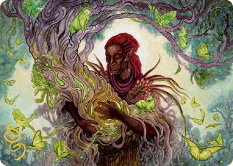 Circle of Dreams Druid Art Card (Gold-Stamped Signature) [Dungeons & Dragons: Adventures in the Forgotten Realms Art Series] | Exor Games New Glasgow