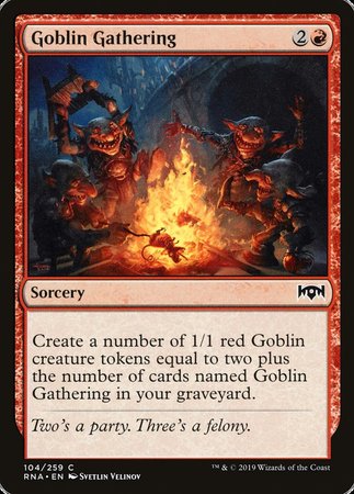 Goblin Gathering [Ravnica Allegiance] | Exor Games New Glasgow