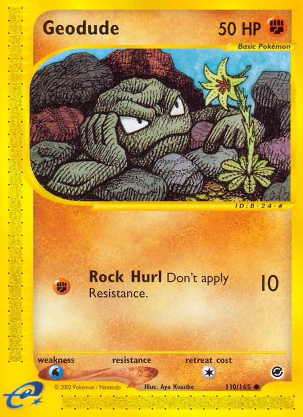 Geodude (110/165) [Expedition: Base Set] | Exor Games New Glasgow