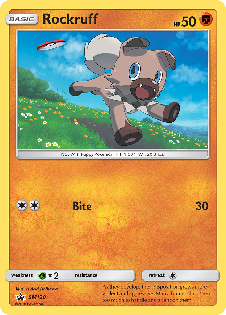 Rockruff (SM120) [Sun & Moon: Black Star Promos] | Exor Games New Glasgow