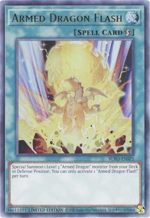 Armed Dragon Flash [BLVO-ENSP1] Ultra Rare | Exor Games New Glasgow