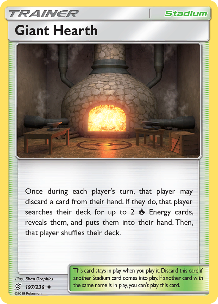 Giant Hearth (197/236) [Sun & Moon: Unified Minds] | Exor Games New Glasgow