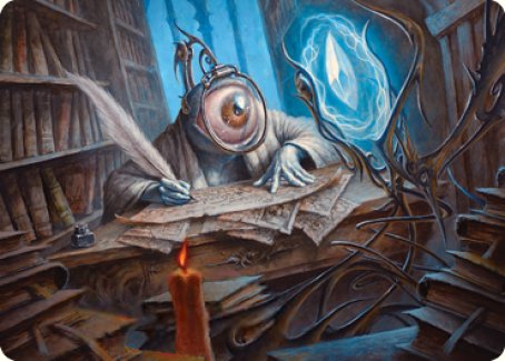 Unblinking Observer Art Card [Innistrad: Midnight Hunt Art Series] | Exor Games New Glasgow