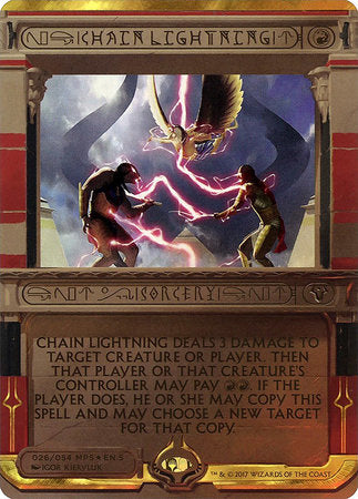 Chain Lightning [Amonkhet Invocations] | Exor Games New Glasgow