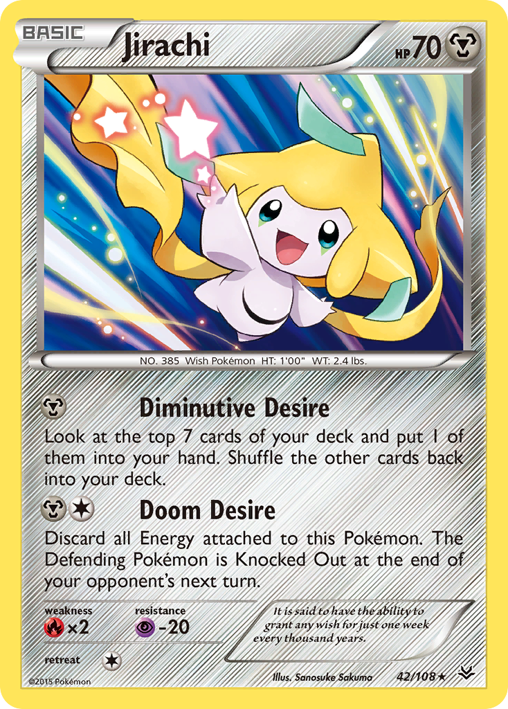 Jirachi (42/108) [XY: Roaring Skies] | Exor Games New Glasgow