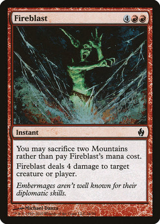 Fireblast [Premium Deck Series: Fire and Lightning] | Exor Games New Glasgow