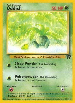 Oddish (63/82) [Team Rocket Unlimited] | Exor Games New Glasgow