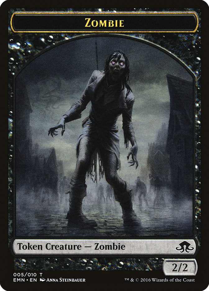 Zombie (005/010) [Eldritch Moon Tokens] | Exor Games New Glasgow