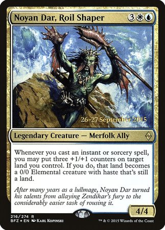 Noyan Dar, Roil Shaper [Battle for Zendikar Promos] | Exor Games New Glasgow