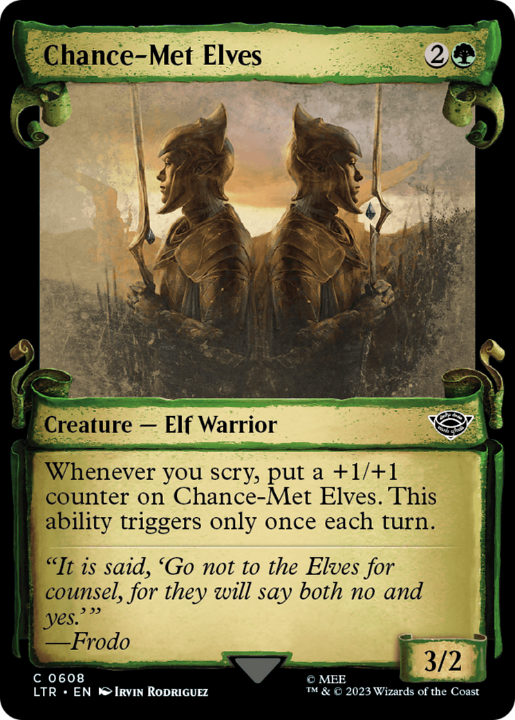 Chance-Met Elves [The Lord of the Rings: Tales of Middle-Earth Showcase Scrolls] | Exor Games New Glasgow