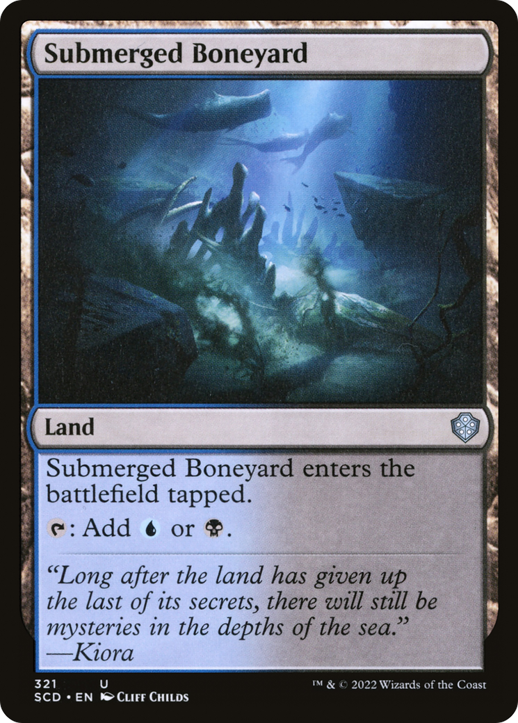 Submerged Boneyard [Starter Commander Decks] | Exor Games New Glasgow