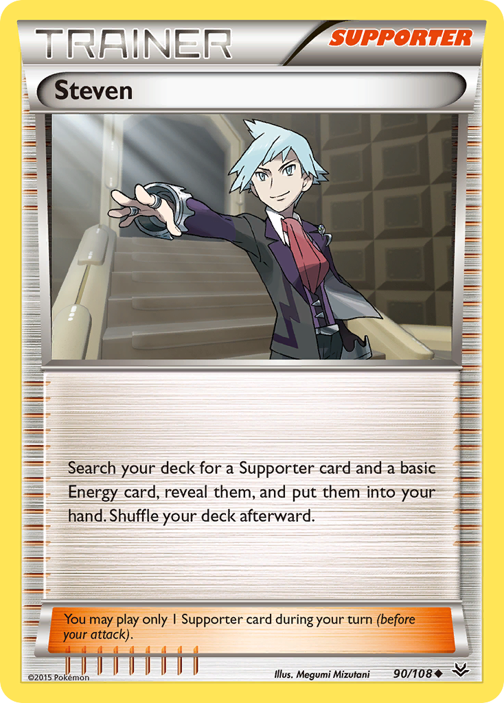 Steven (90/108) [XY: Roaring Skies] | Exor Games New Glasgow