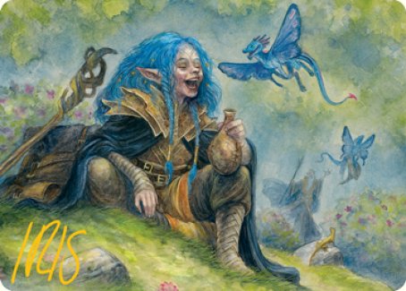 Feywild Trickster Art Card (Gold-Stamped Signature) [Dungeons & Dragons: Adventures in the Forgotten Realms Art Series] | Exor Games New Glasgow