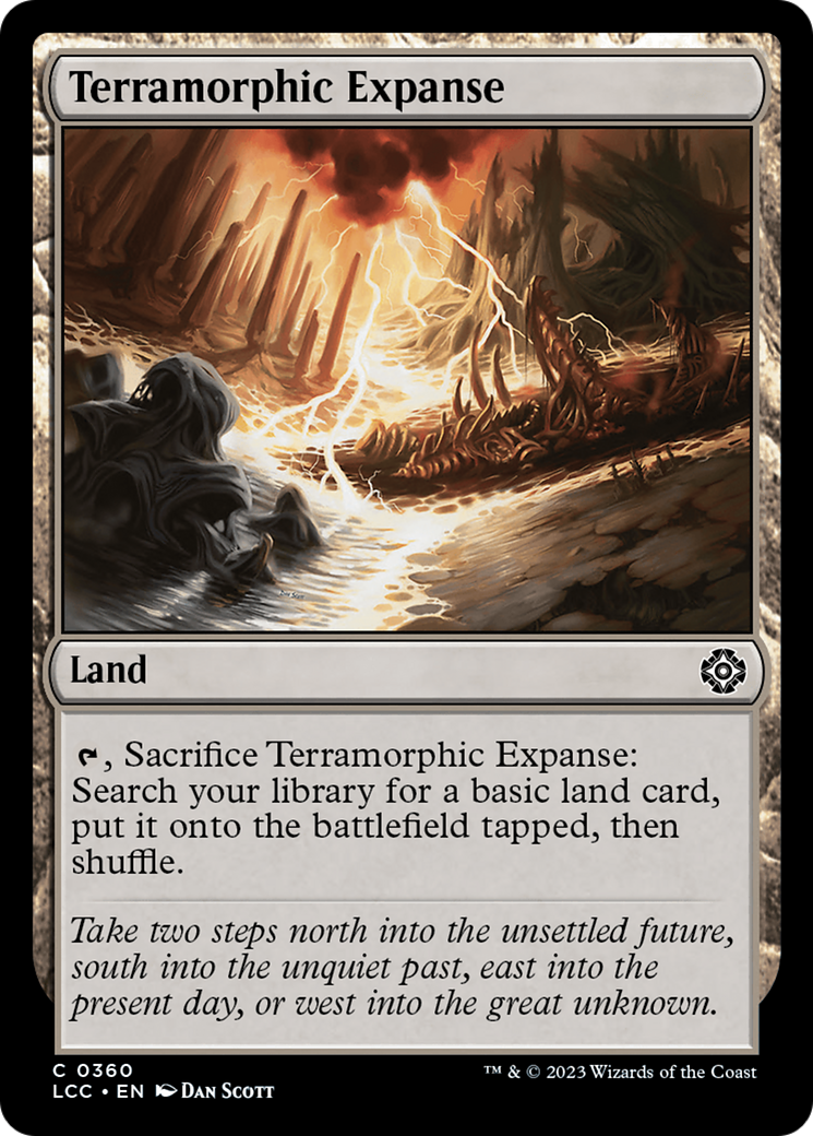 Terramorphic Expanse [The Lost Caverns of Ixalan Commander] | Exor Games New Glasgow