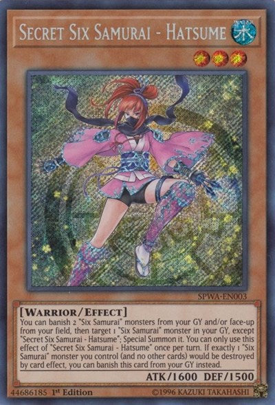 Secret Six Samurai - Hatsume [SPWA-EN003] Secret Rare | Exor Games New Glasgow