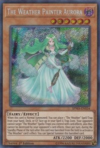 The Weather Painter Aurora [SPWA-EN034] Secret Rare | Exor Games New Glasgow