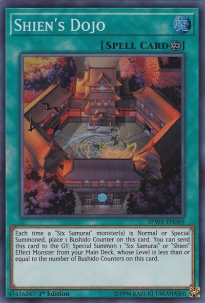 Shien's Dojo [SPWA-EN049] Super Rare | Exor Games New Glasgow