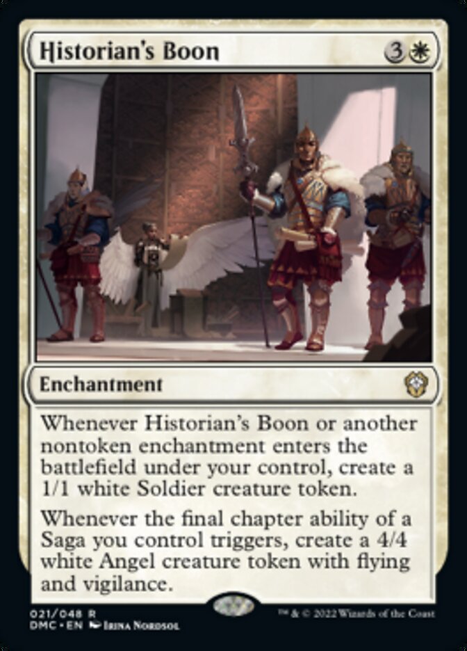 Historian's Boon [Dominaria United Commander] | Exor Games New Glasgow