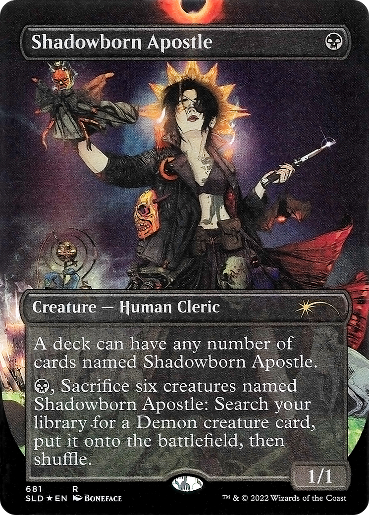 Shadowborn Apostle (681) (Borderless) [Secret Lair Drop Promos] | Exor Games New Glasgow