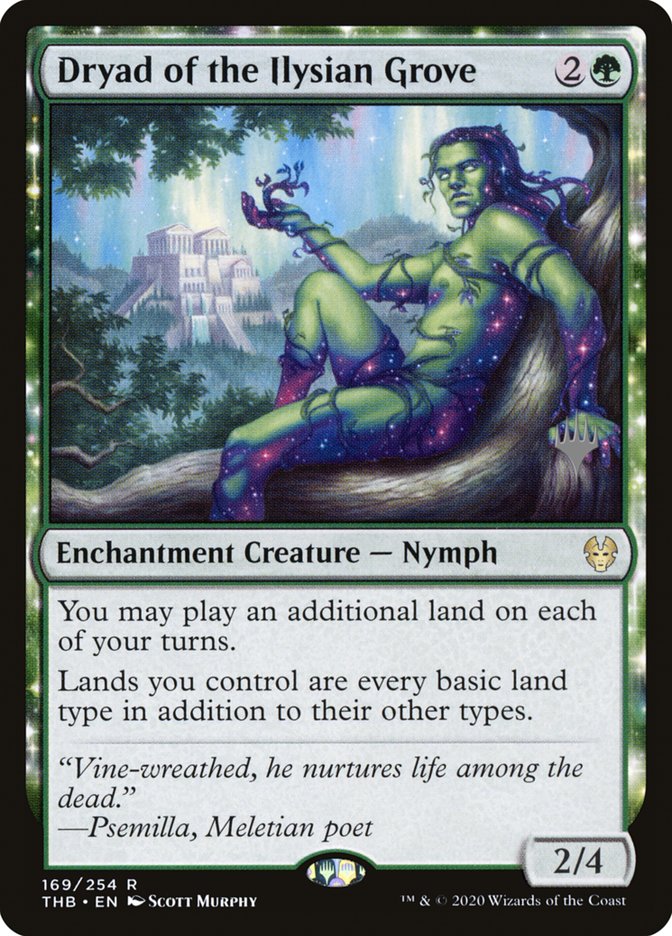 Dryad of the Ilysian Grove (Promo Pack) [Theros Beyond Death Promos] | Exor Games New Glasgow