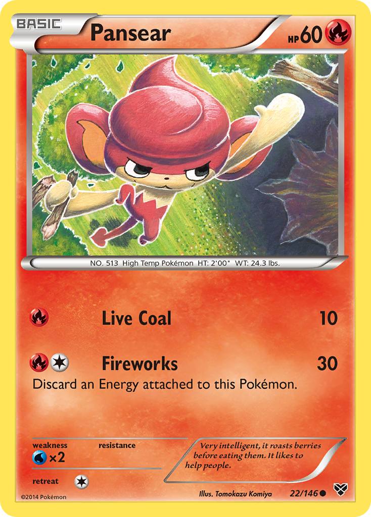 Pansear (22/146) [XY: Base Set] | Exor Games New Glasgow