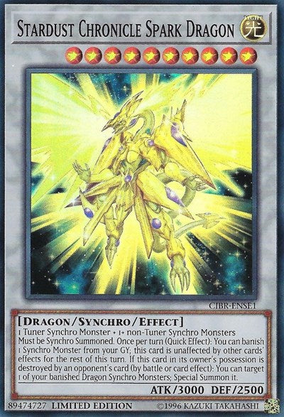 Stardust Chronicle Spark Dragon [CIBR-ENSE1] Super Rare | Exor Games New Glasgow