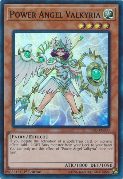 Power Angel Valkyria [SR05-EN003] Super Rare | Exor Games New Glasgow