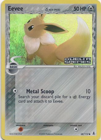 Eevee (68/113) (Delta Species) (Stamped) [EX: Delta Species] | Exor Games New Glasgow