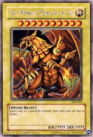 The Winged Dragon of Ra (Secret Rare) [GBI-003] Secret Rare | Exor Games New Glasgow