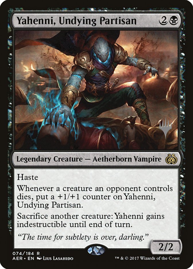 Yahenni, Undying Partisan (Promo Pack) [Aether Revolt Promos] | Exor Games New Glasgow