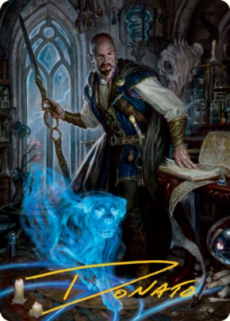 Mordenkainen Art Card (Gold-Stamped Signature) [Dungeons & Dragons: Adventures in the Forgotten Realms Art Series] | Exor Games New Glasgow