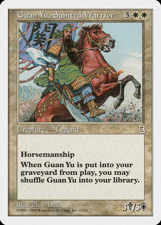 Guan Yu, Sainted Warrior [Portal Three Kingdoms] | Exor Games New Glasgow