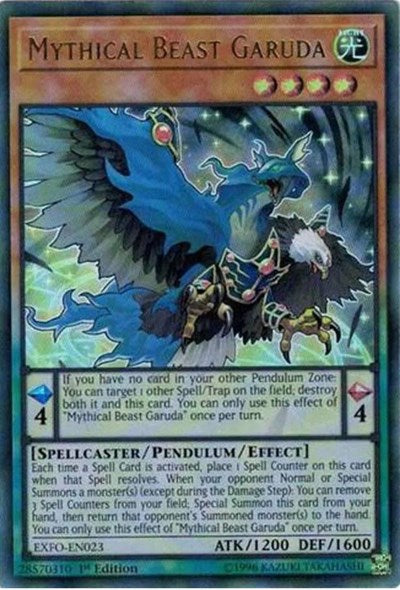 Mythical Beast Garuda [EXFO-EN023] Ultra Rare | Exor Games New Glasgow