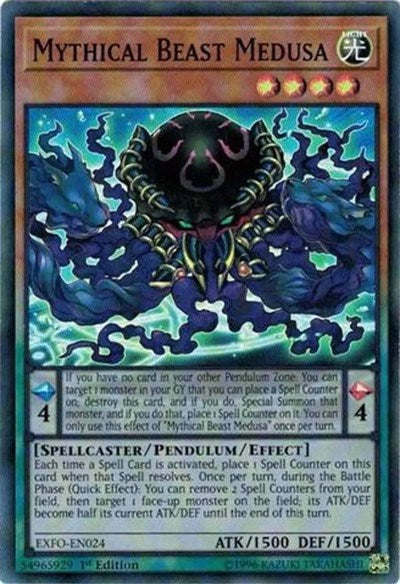 Mythical Beast Medusa [EXFO-EN024] Super Rare | Exor Games New Glasgow