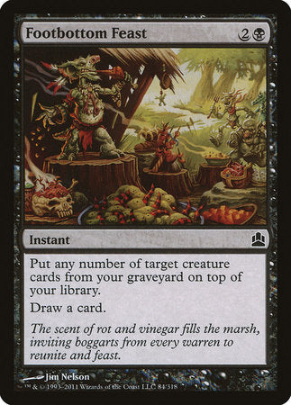 Footbottom Feast [Commander 2011] | Exor Games New Glasgow