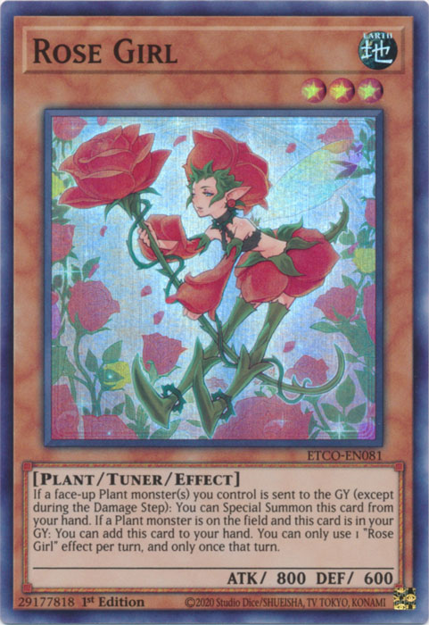 Rose Girl [ETCO-EN081] Super Rare | Exor Games New Glasgow