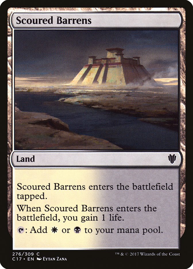 Scoured Barrens [Commander 2017] | Exor Games New Glasgow